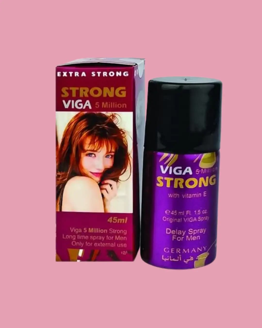 Original Viga 5 Million Extra Strong Long Time Delay Spray For Men - Germany